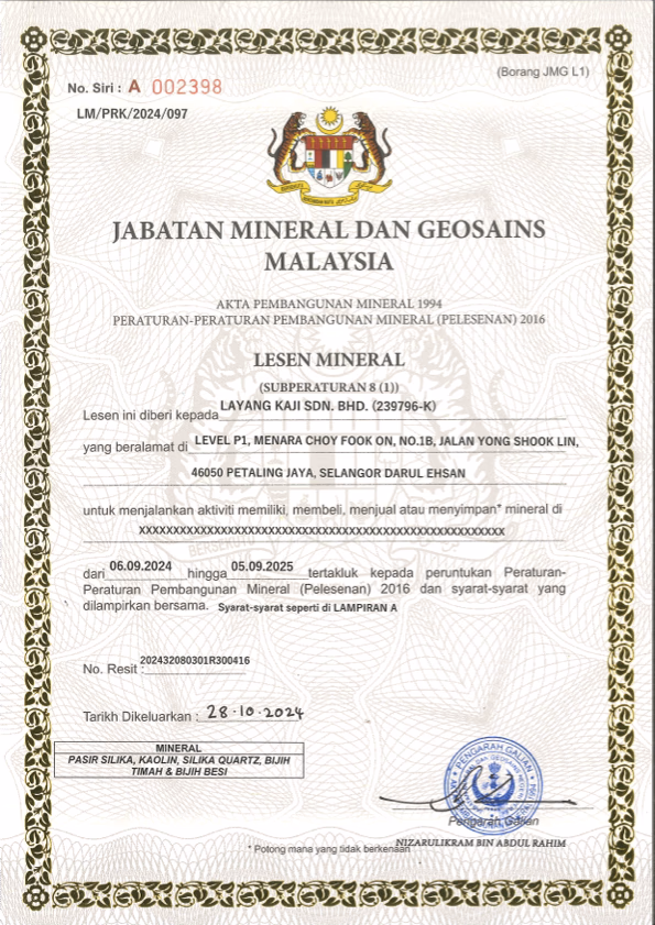 Mineral License